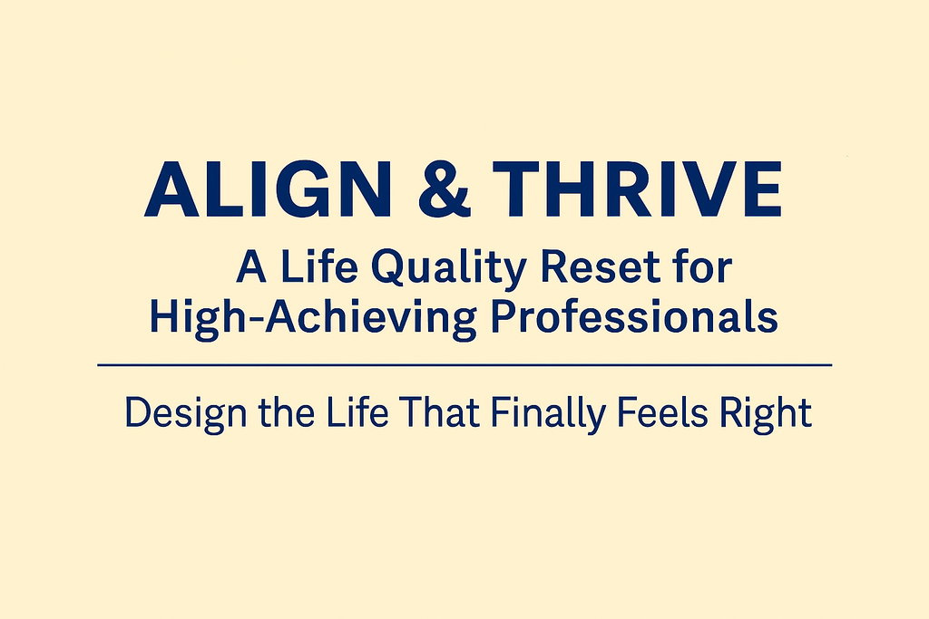 Align & Thrive: Lifestyle Consultation