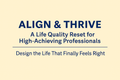 Align & Thrive: Lifestyle Consultation